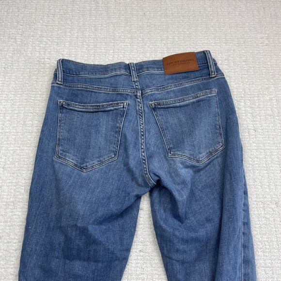 LUCKY BRAND Ava Super Skinny Medium Wash Denim Mid-Rise Jeans Size 4 / 27 Ankle - Picture 9 of 10